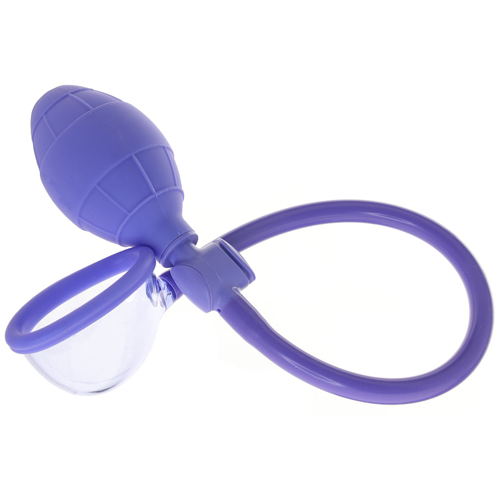 Mini Silicone Clitoral Pump in Purple