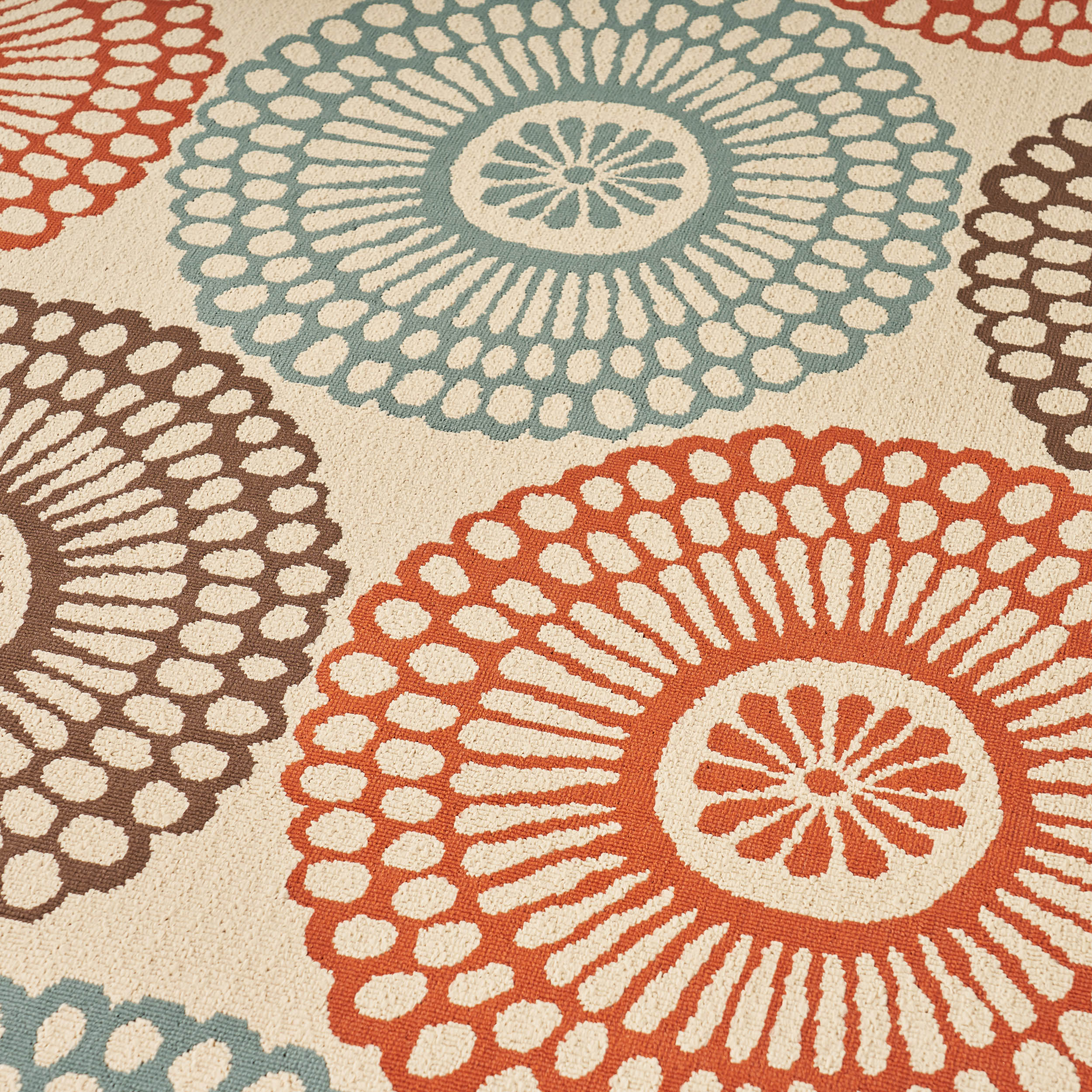 Dahlia Outdoor Floral Area Rug