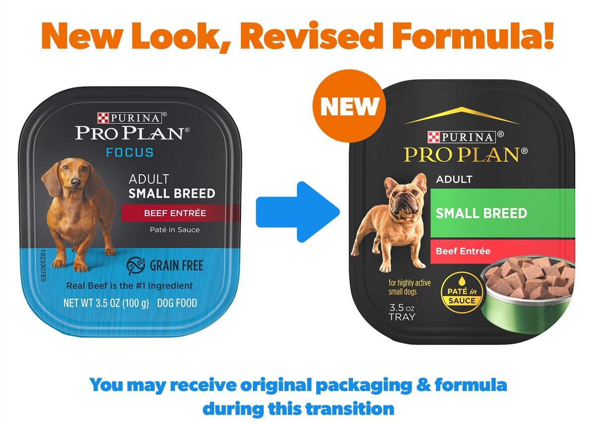 Purina Pro Plan Focus Small Breed Beef Entree Grain-Free Wet Dog Food