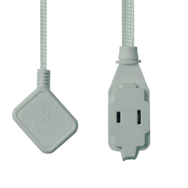 Globe Electric 9 x27 3 Outlet Extension Cord Sage Green