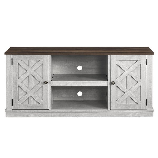 54 in. Raw Wood TV Stand for TVs up to 60 in.