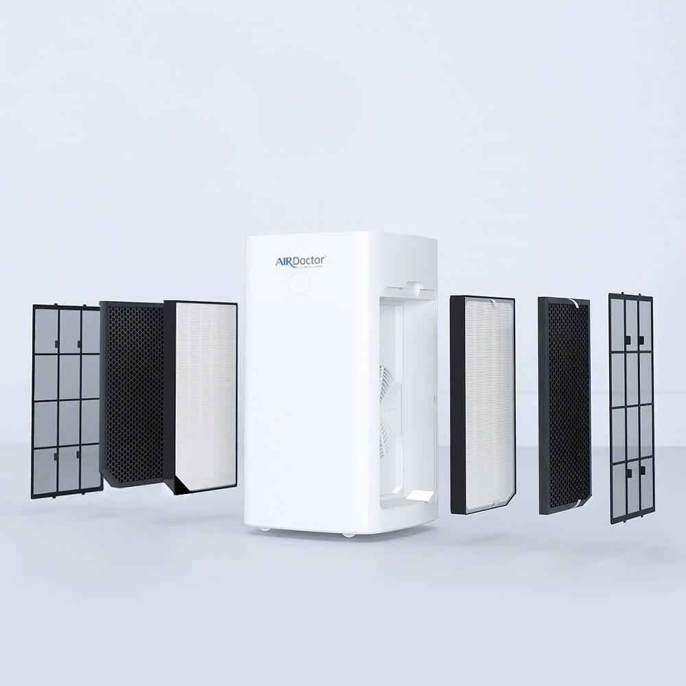 AIRDOCTOR AD5500 4-in-1 Air Purifier for Extra Large Spaces  Open Concepts with UltraHEPA Carbon  VOC Filters AD5500