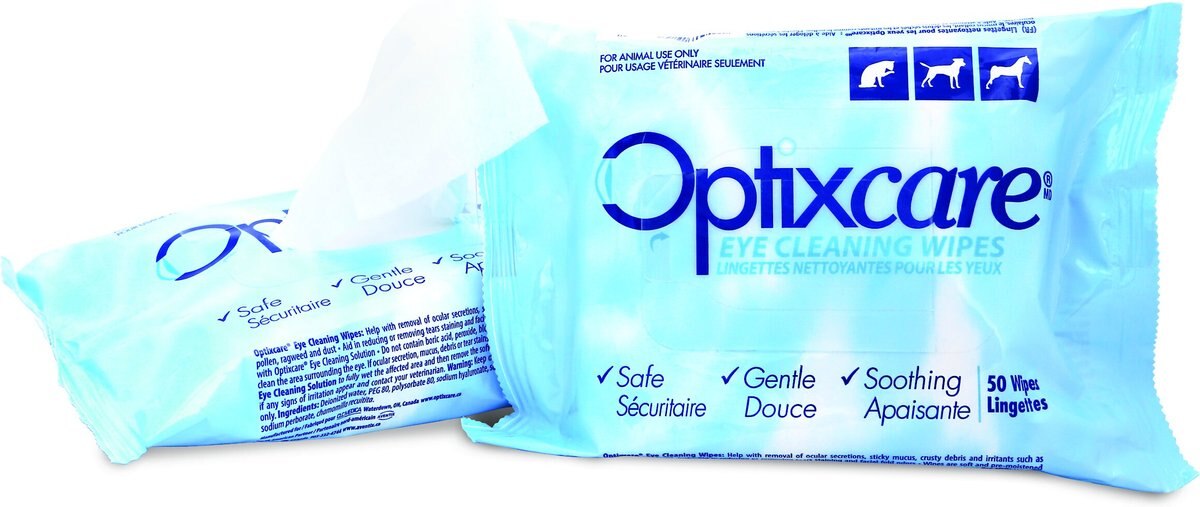 Optixcare Dog and Cat Eye Cleaning Wipes