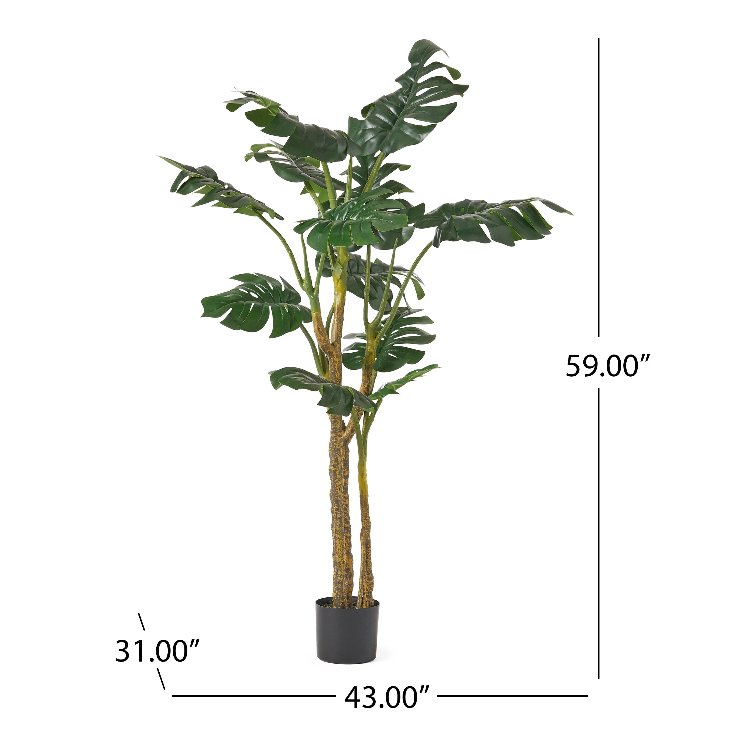 Dorse Artificial Monstera Tree