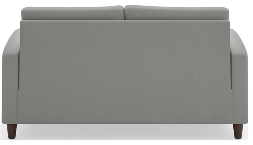 Pemberly Row Contemporary Gray Fabric Loveseat   Transitional   Loveseats   by Homesquare  Houzz