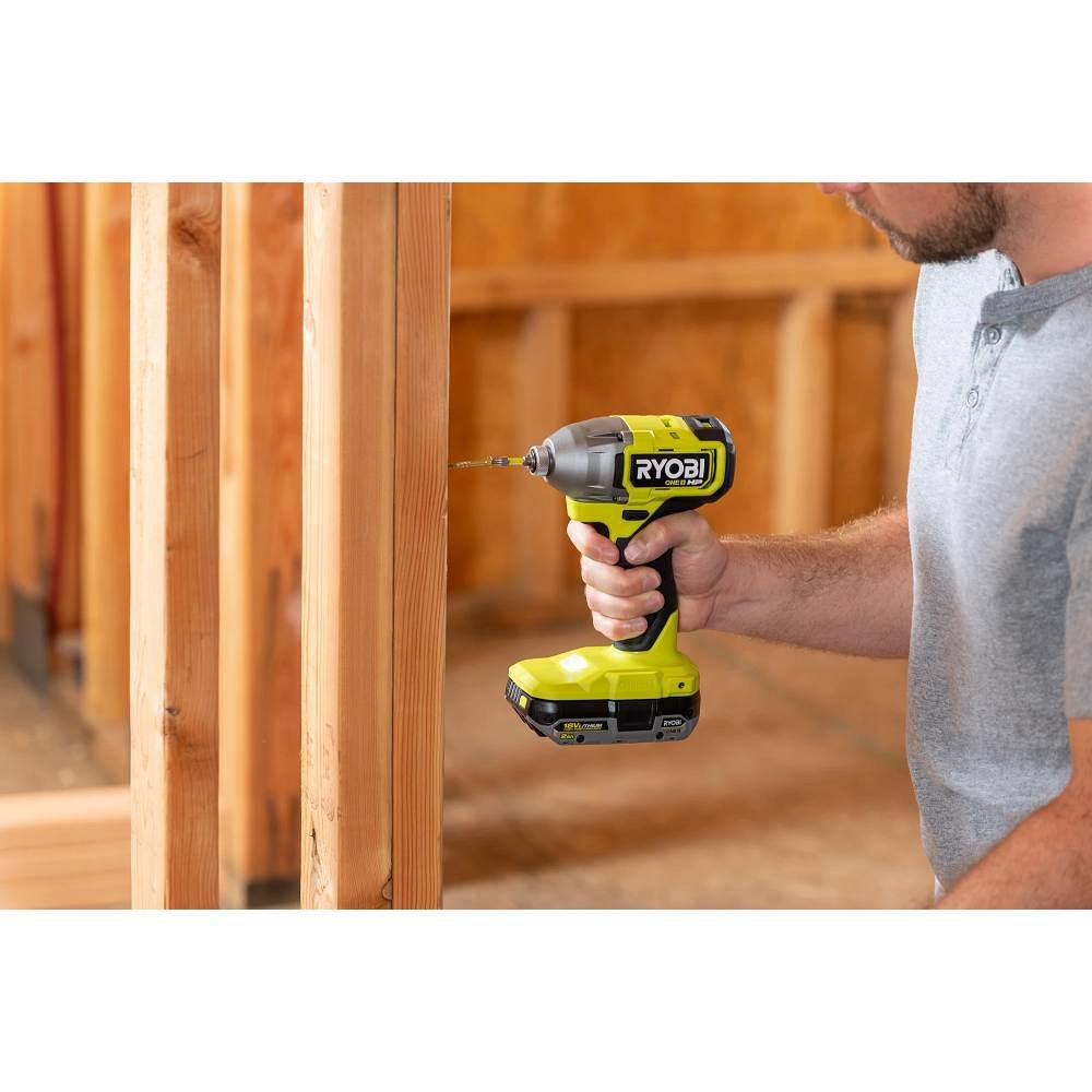 RYOBI ONE+ HP 18V Brushless Cordless 8-Tool Combo Kit with 4.0 Ah and 2.0 Ah HIGH PERFORMANCE Batteries Charger and Bag PBLCK108K2