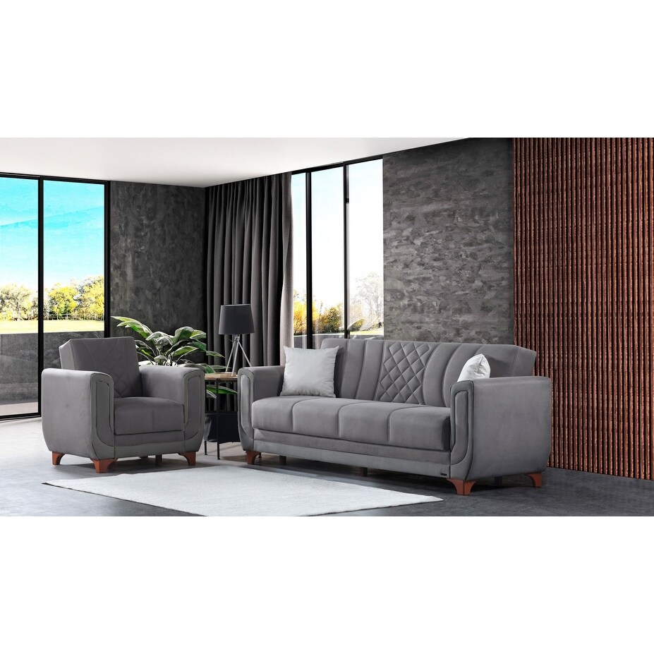 Ber Modern Two Sofas Two Chairs Living Room Set