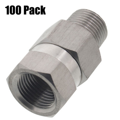 100 Erie Tools 3/8 Stainless Steel Coupler for Pressure Washer Hose