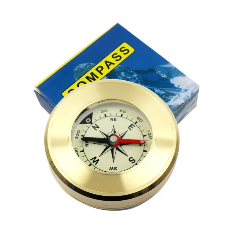 Manufacturers direct sales 57mm brass outdoor mountaineering camping multifunctional compass