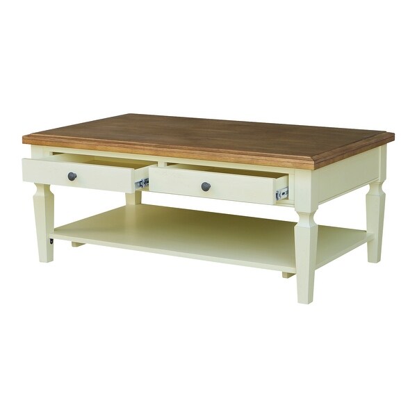 Vista Solid Wood Coffee Table - 48