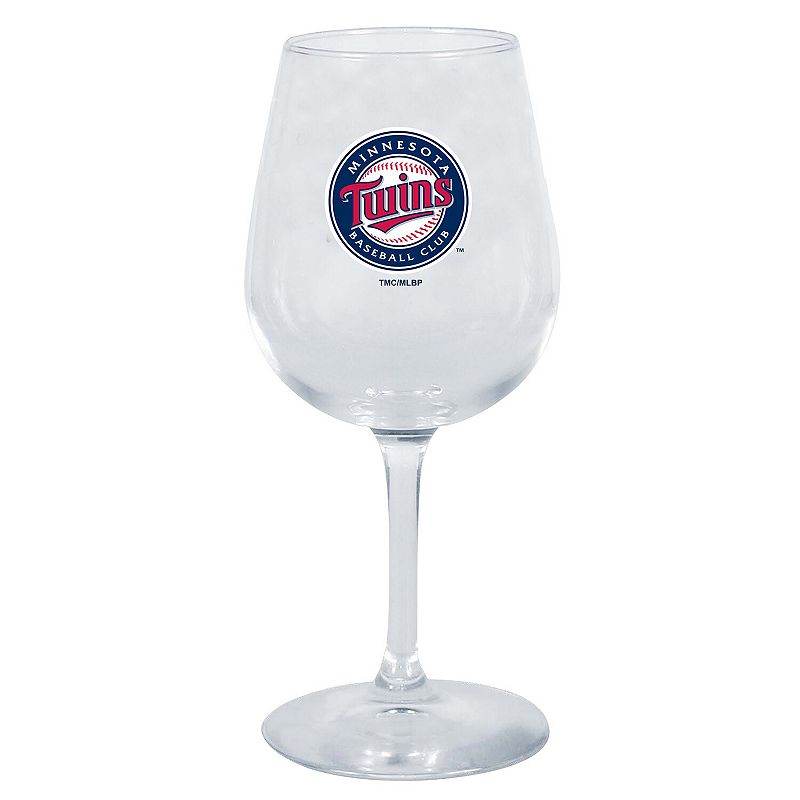 Minnesota Twins 12oz. Stemmed Wine Glass