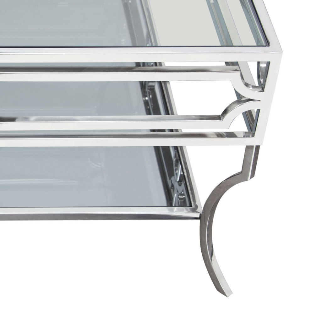 Avalon Cocktail Table  Gray   Contemporary   Coffee Tables   by AMOC  Houzz