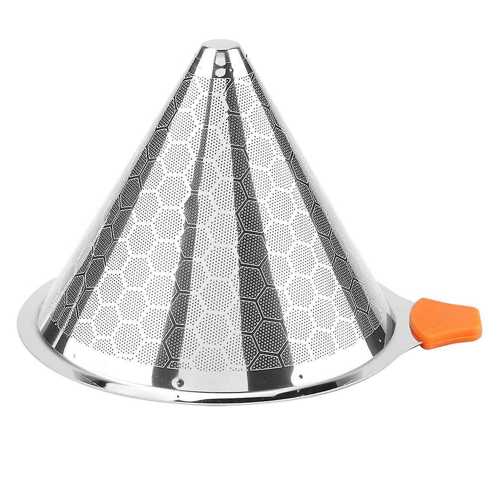 American Stainless Steel Coffee Filter Tea Coffee Dripper Coffee Mesh Strainer Funnel