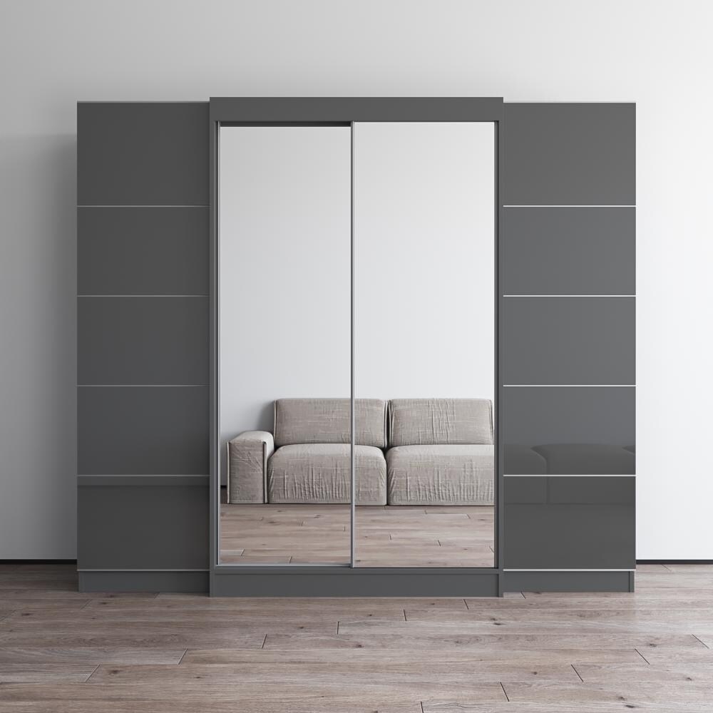 Aria 2D120 EXEX Wardrobe with 2 Mirrors