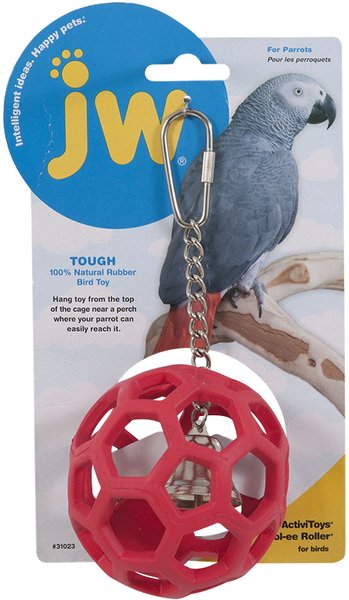 JW Pet Hol-ee Roller Bird Toy， Color Varies