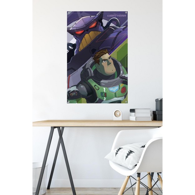 Trends International Disney Pixar Lightyear Buzz And Zurg Unframed Wall Poster Prints