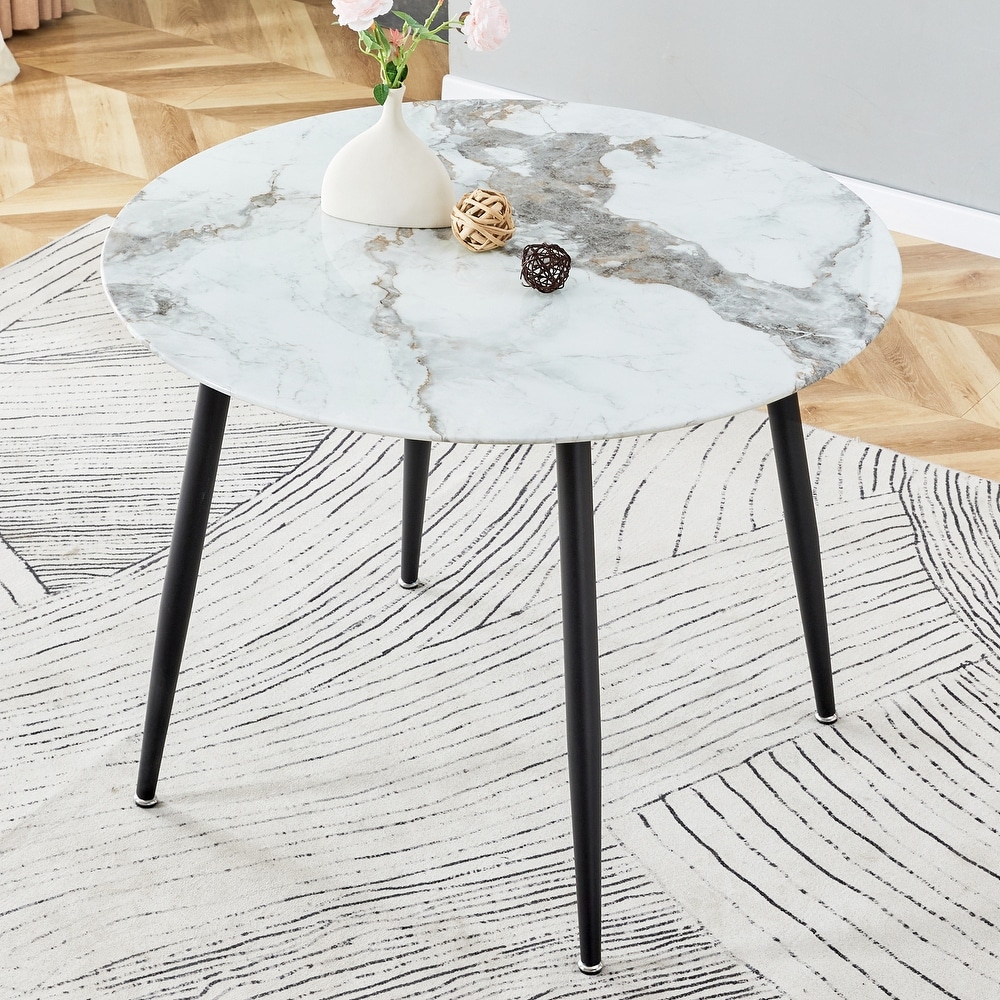 Modern Minimalist Circular Dining Table 40 '* 40' * 30 'D