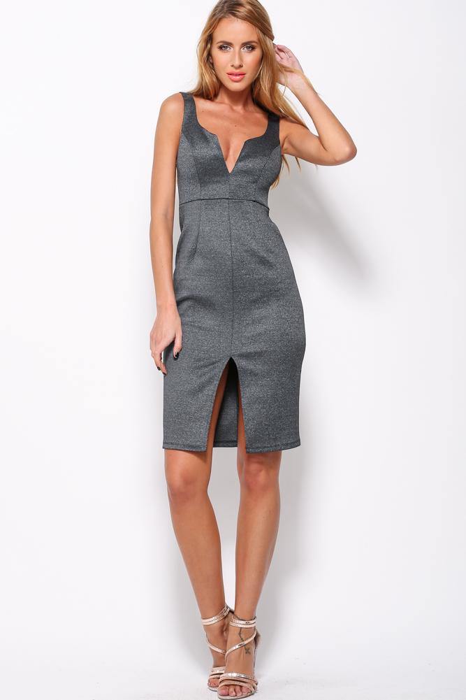 Headlines Dress Dark Grey