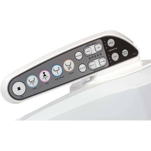 Lotus ATS-909 Round Smart Bidet Toilet Seat with PureStream, White