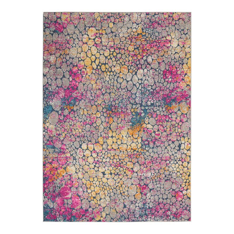 Nourison Passion Helena Yellow Multi Area Rug