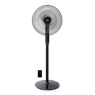 SPT 51 in. Oscillating Pedestal Fan with Remote and Timer SF-16D48BKB