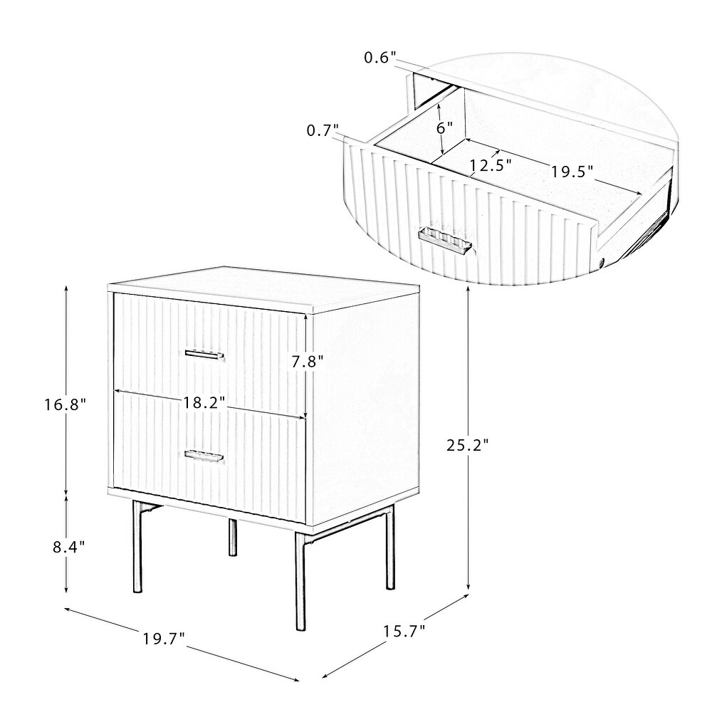 Japanese Simple Coffee Table Square Cocktail Table with 2 Large Capacity Drawer Side Table Bedroom Accent Table Mosaic Table