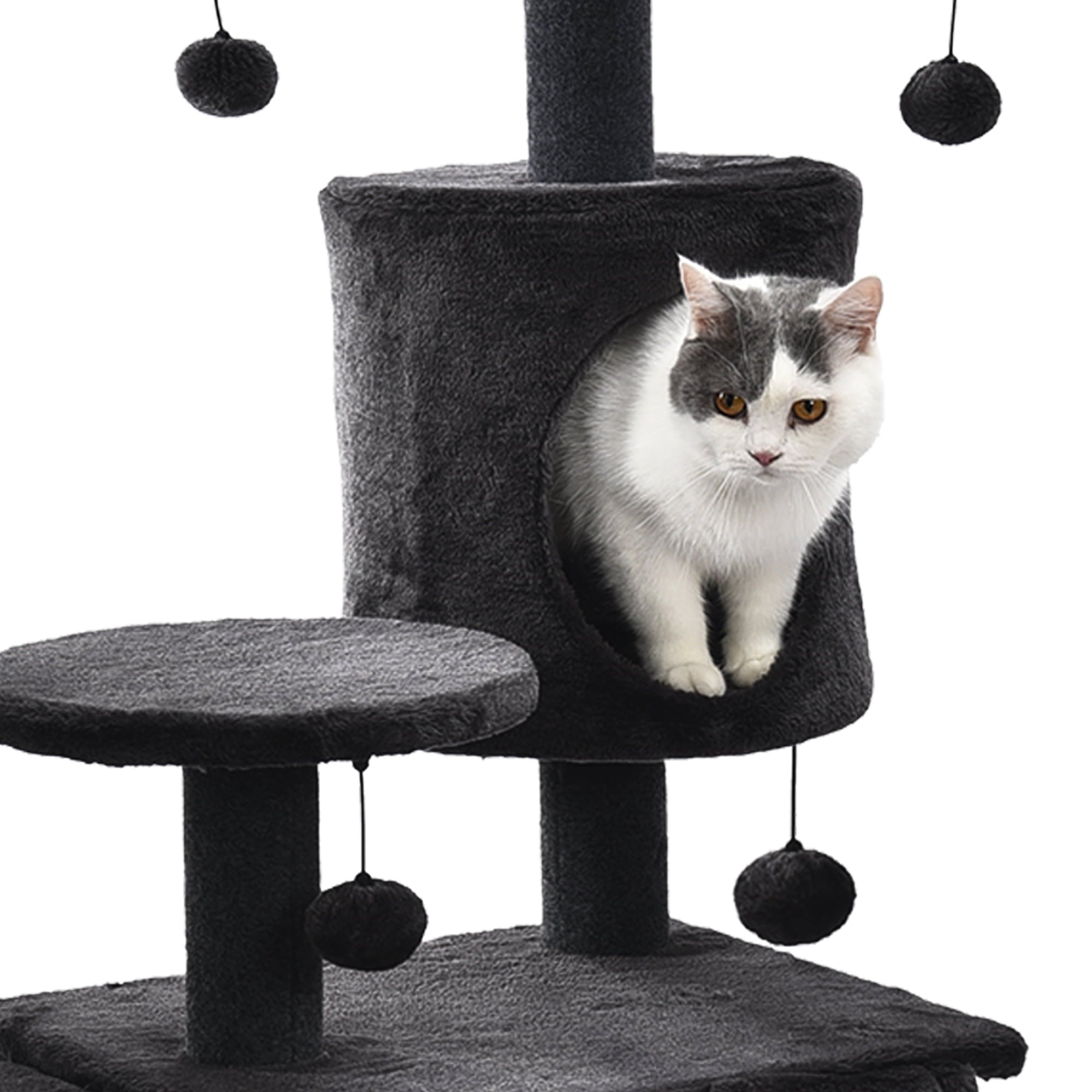 Cat Craft Condo Duplex Playset - Charcoal - 53 Inches