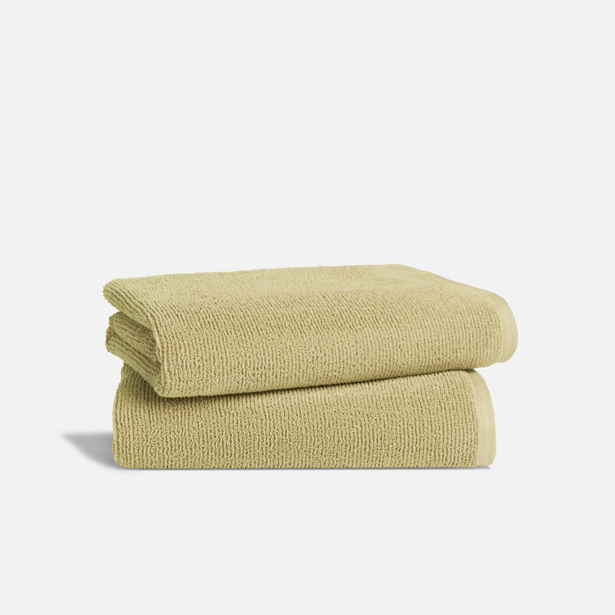 Organic Ribbed Bath Towels