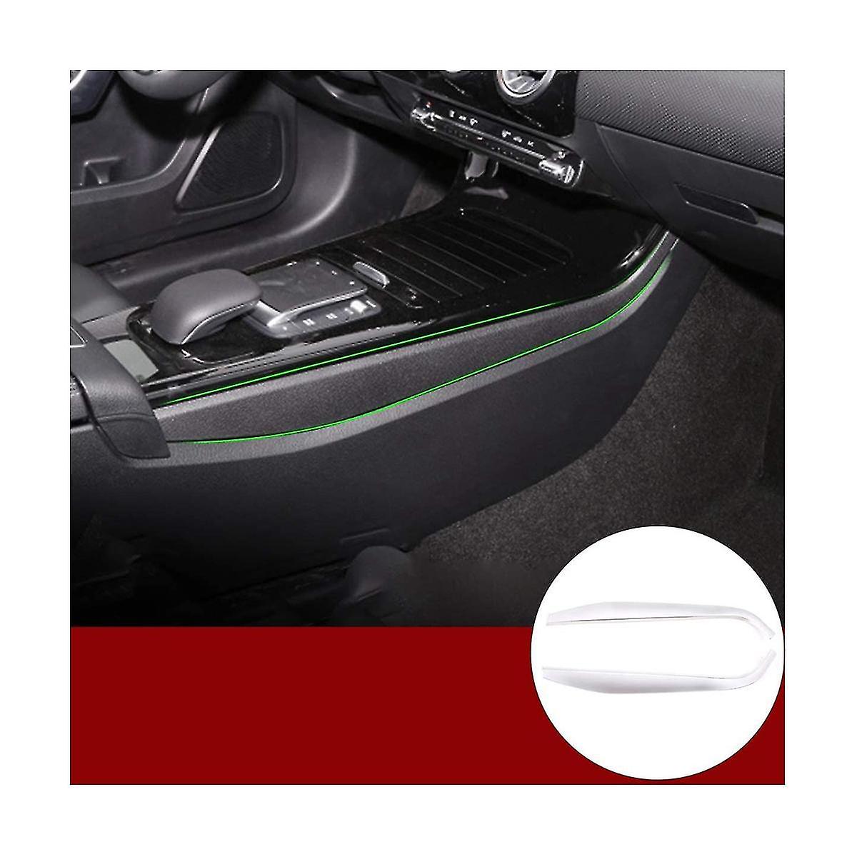 Car Console Panel Side Decorative Trim Cover Stickers For A Cla Class W177 C118 A180 A200 A220(blac