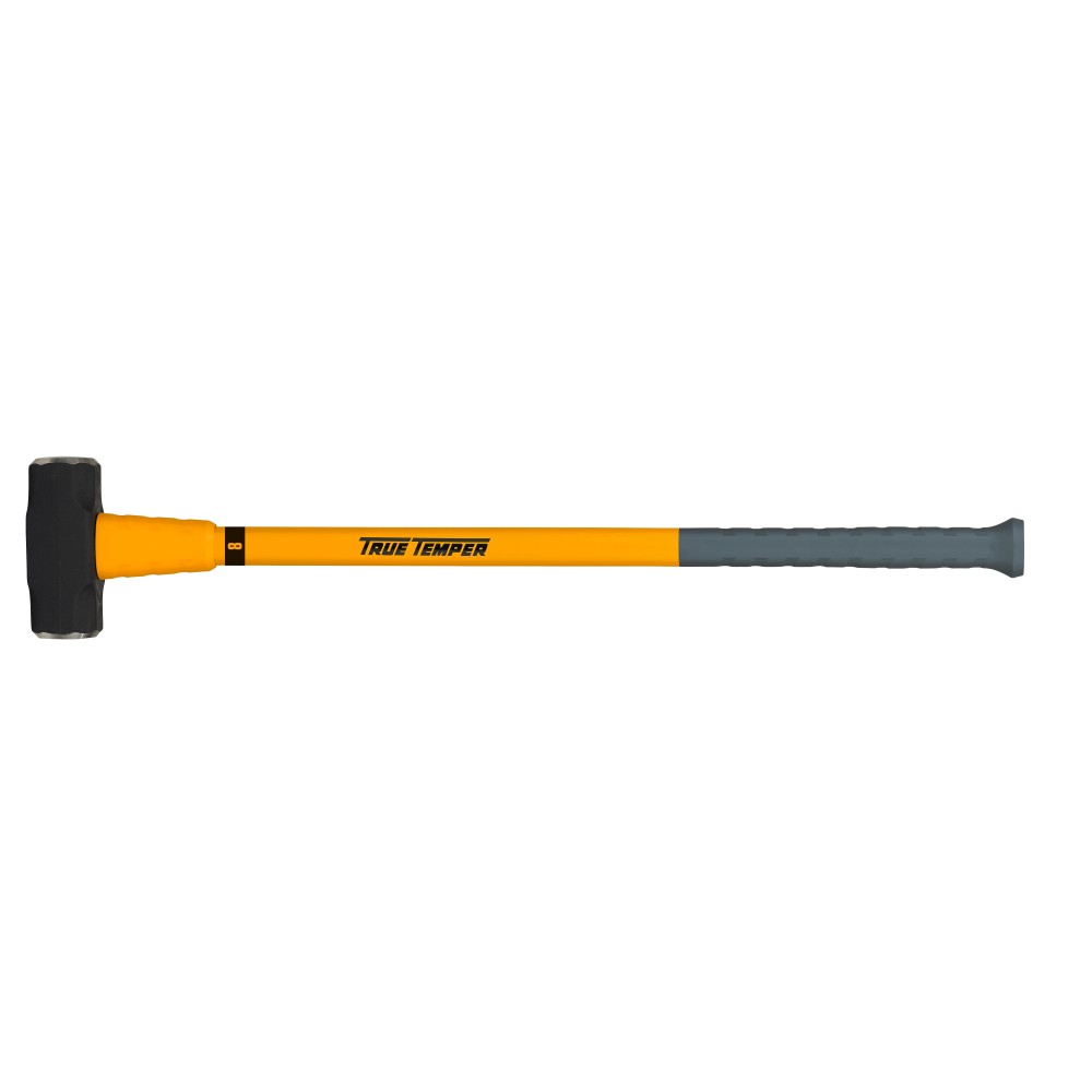 True Temper Toughstrike Sledge Hammer Fiberglass Handled 8 Lbs ;