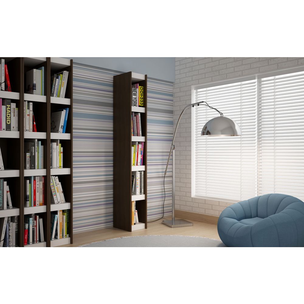 Accentuations by Manhattan Comfort Valuable Parana Bookcase 1.0 with 5 Shelves