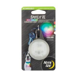 Nite Ize SpotLit XL Disc-O Select Rechargeable Carabiner Light SLGR-07S-R6