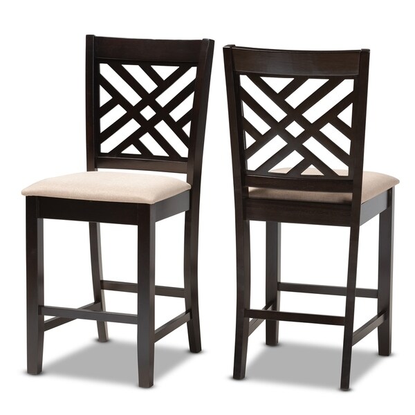 Modern and Contemporary Counter Stool 2-Piece Set