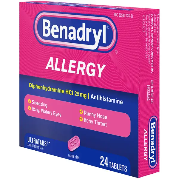 Benadryl UltraTabs Allergy Tablets