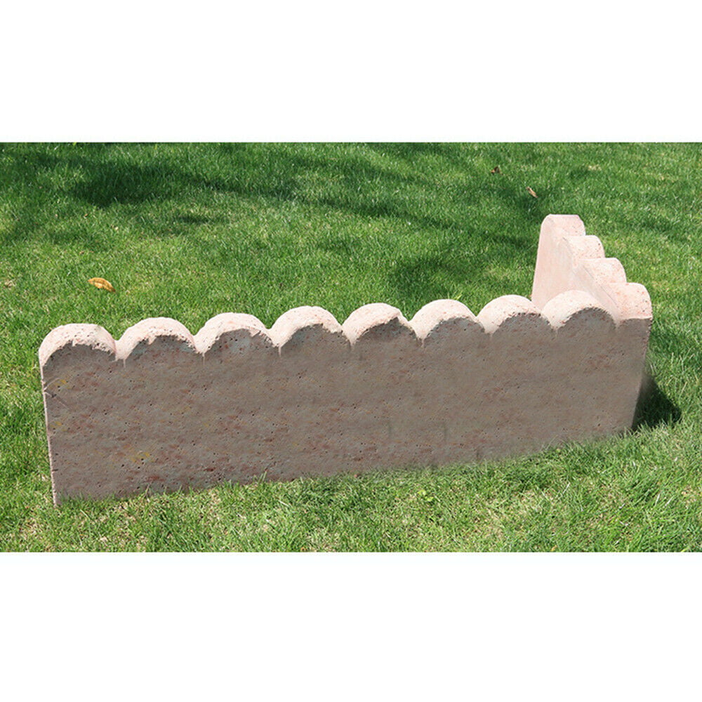 TFCFL Fence Concrete Mold Plastic DIY Concrete Brick Edging Mold for Vegetable Garden Pond