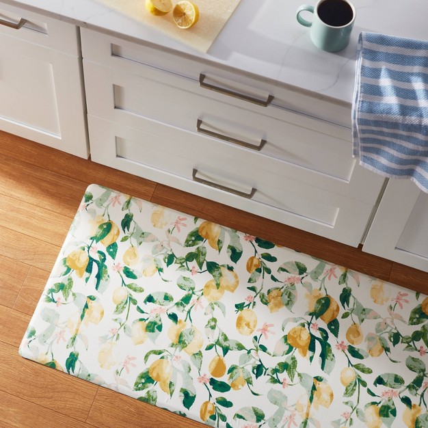 X 60 quot Lemons Printed Comfort Runner