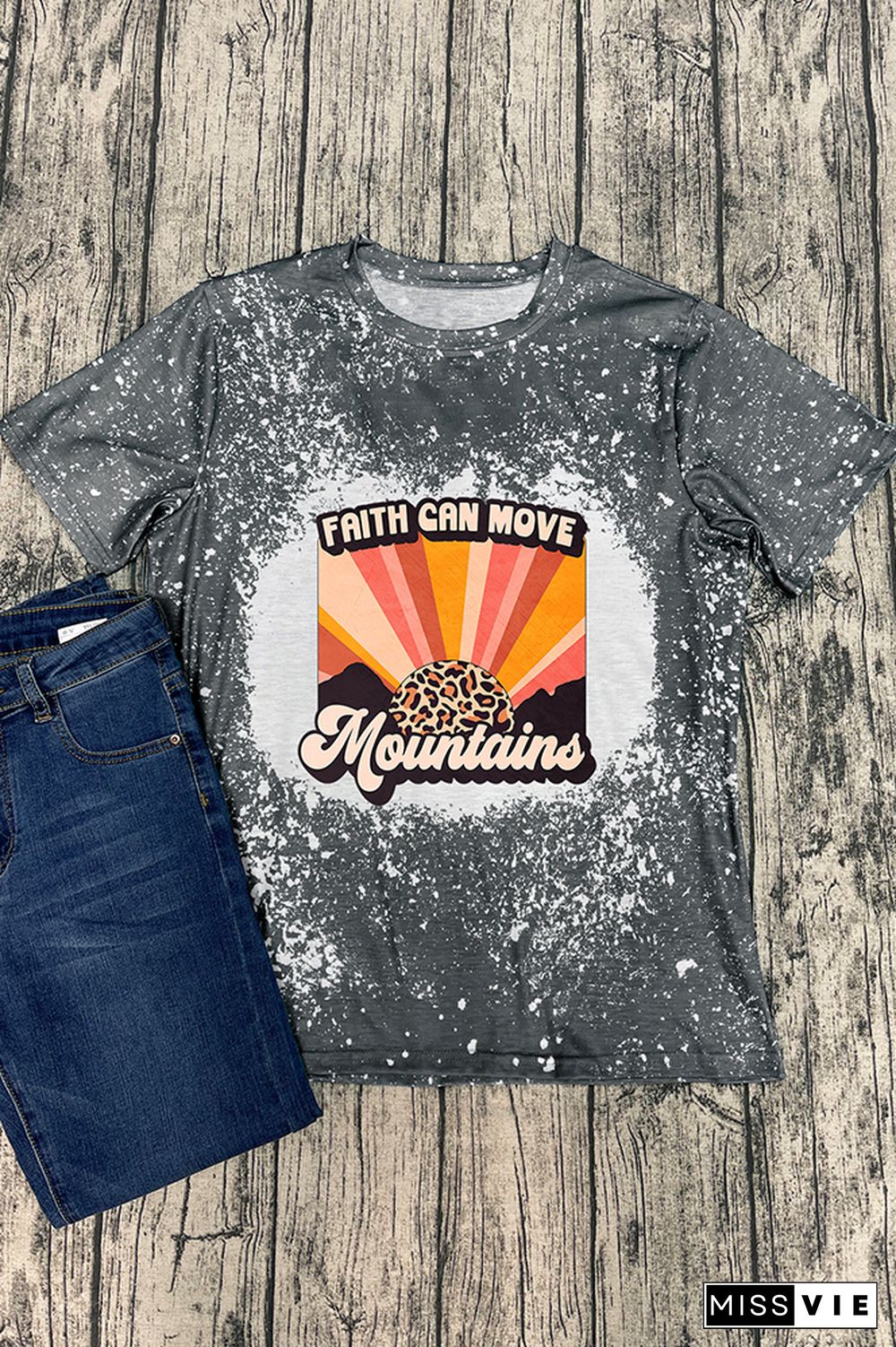 Faith Can Move Mountains Graphic Tee Wholesale