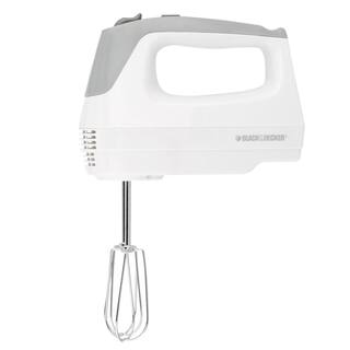 BLACK+DECKER 5-Speed White Hand Mixer MX1500W