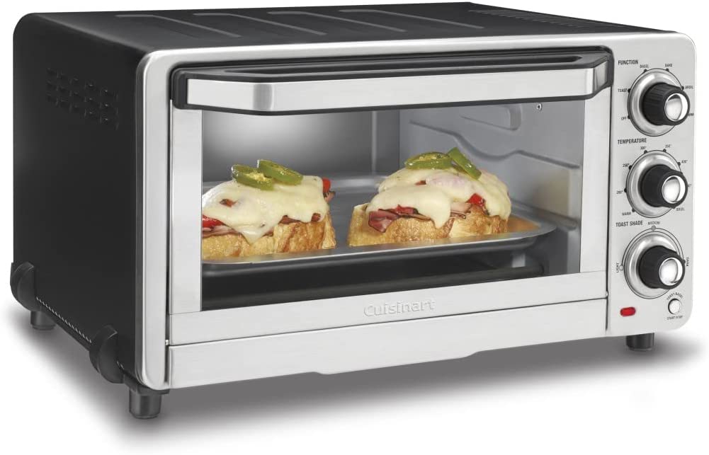 Cuisinart TOB-40N Custom Classic Toaster Oven Broiler， 17 Inch， Black