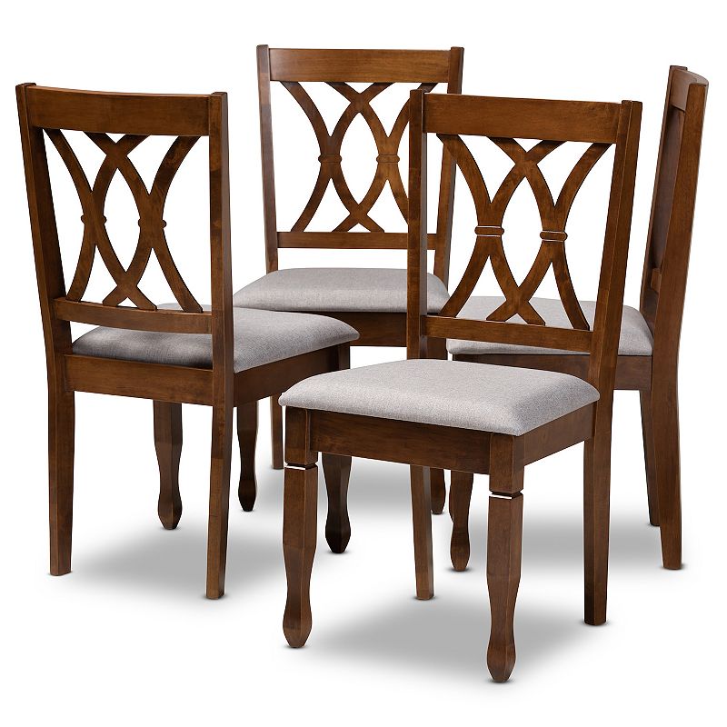 Baxton Studio Augustine Dining Chair 4-piece Set