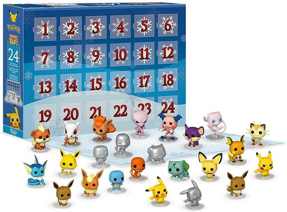 Funko FNK 58457 C Pokemon Funko Pocket POP Advent ...