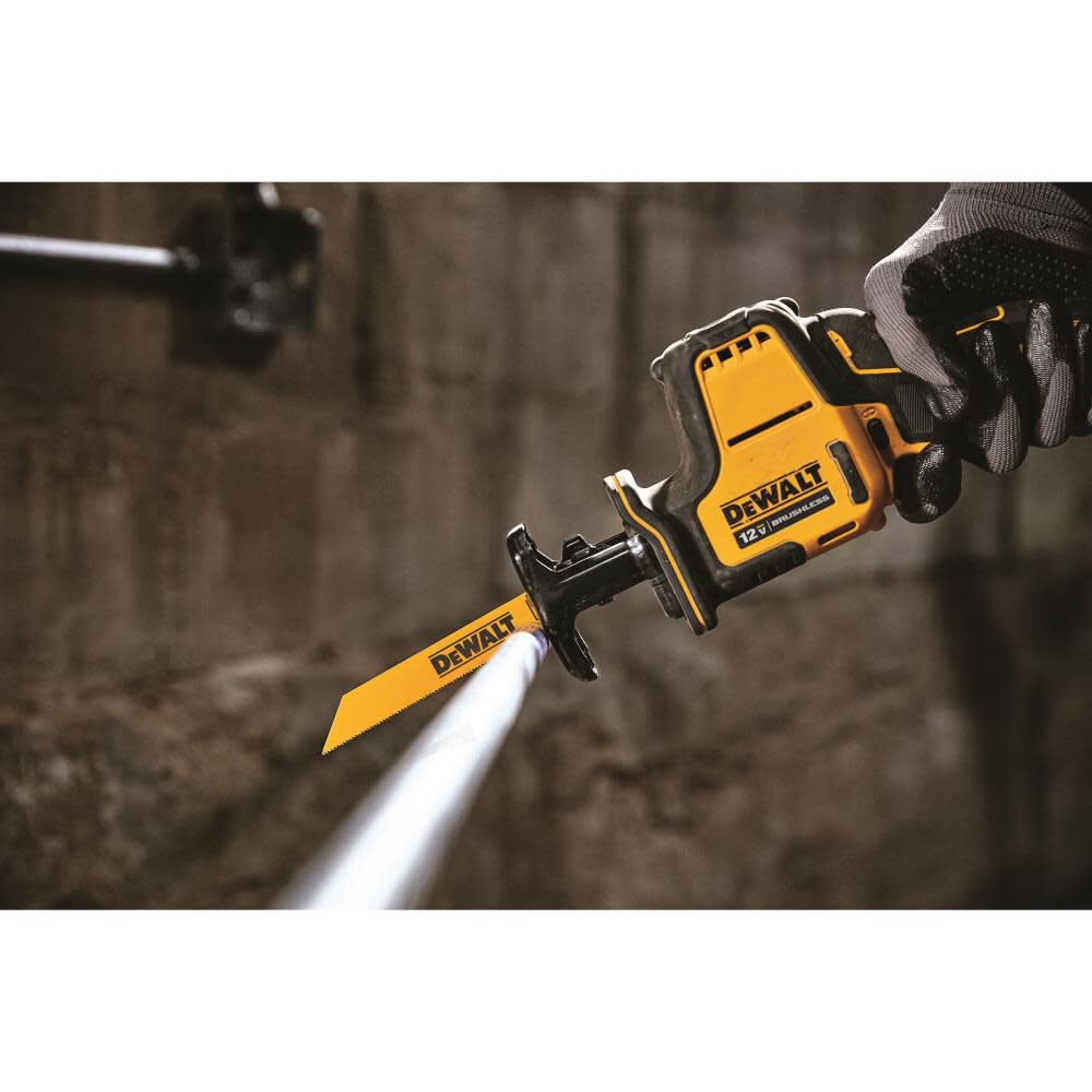 DEWALT XTREME 12V MAX One Handed Reciprocating Saw Kit DCS312BDCB124 from DEWALT