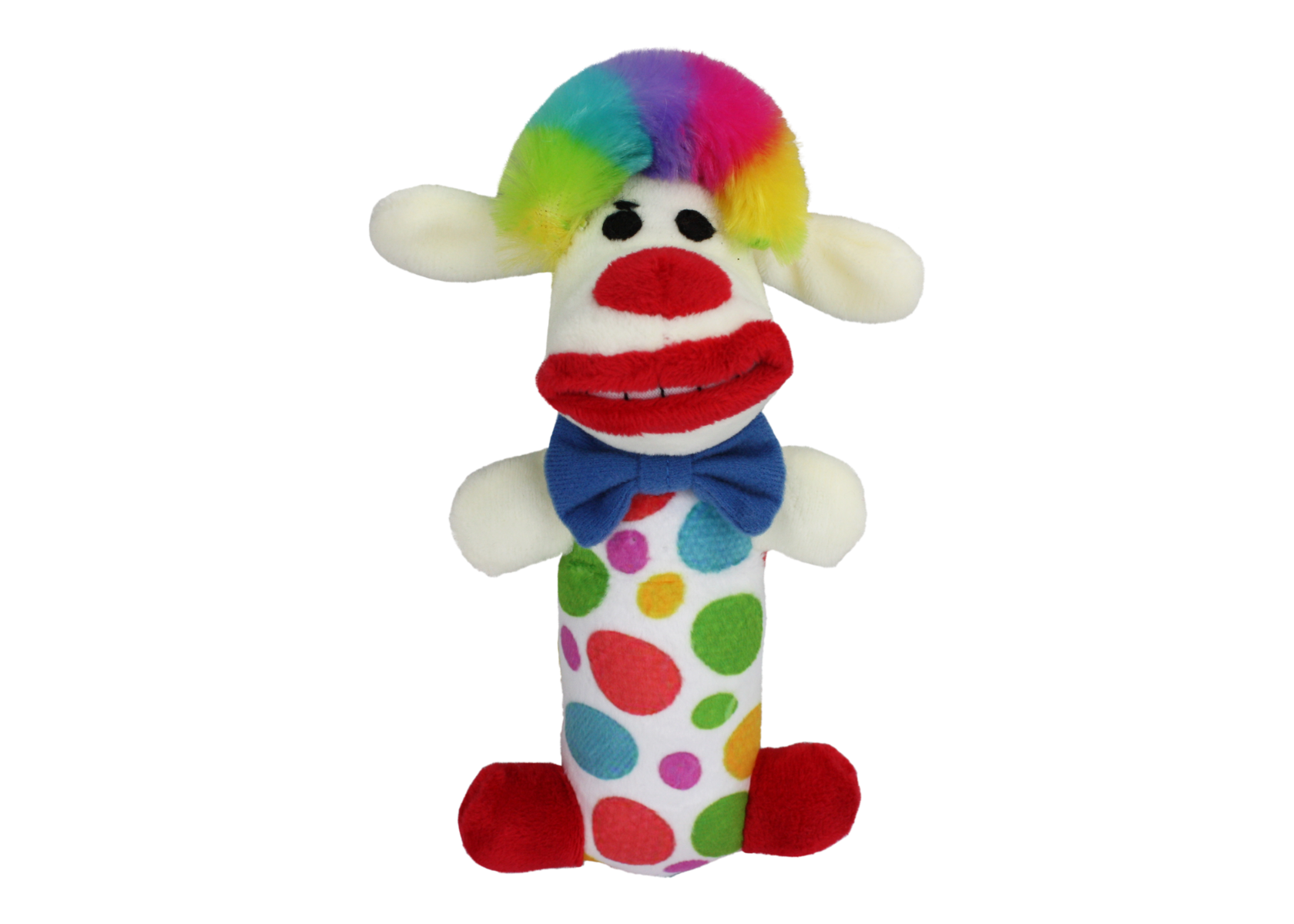 multipet 6 Loofa® Clown Dog Toy