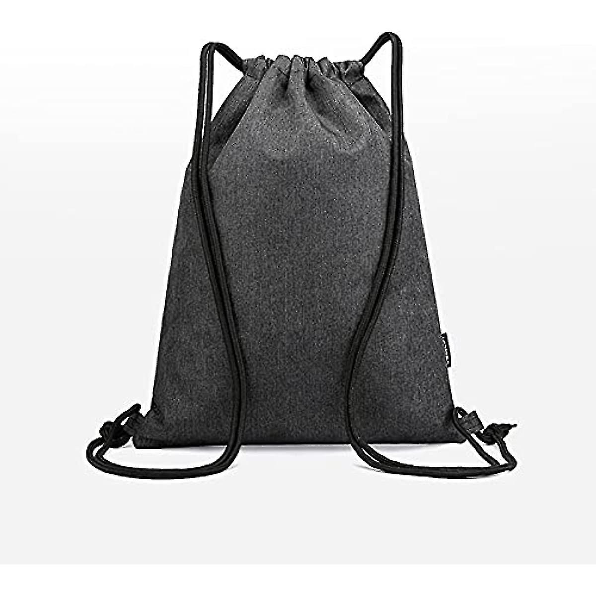 String Swim Pe Bag  Drawstring Sackpack Bag Waterproof Sport Gym Bag With Earphones Hole And Inside Zipper Pocket For Kids Boys Girls Men Women Beach