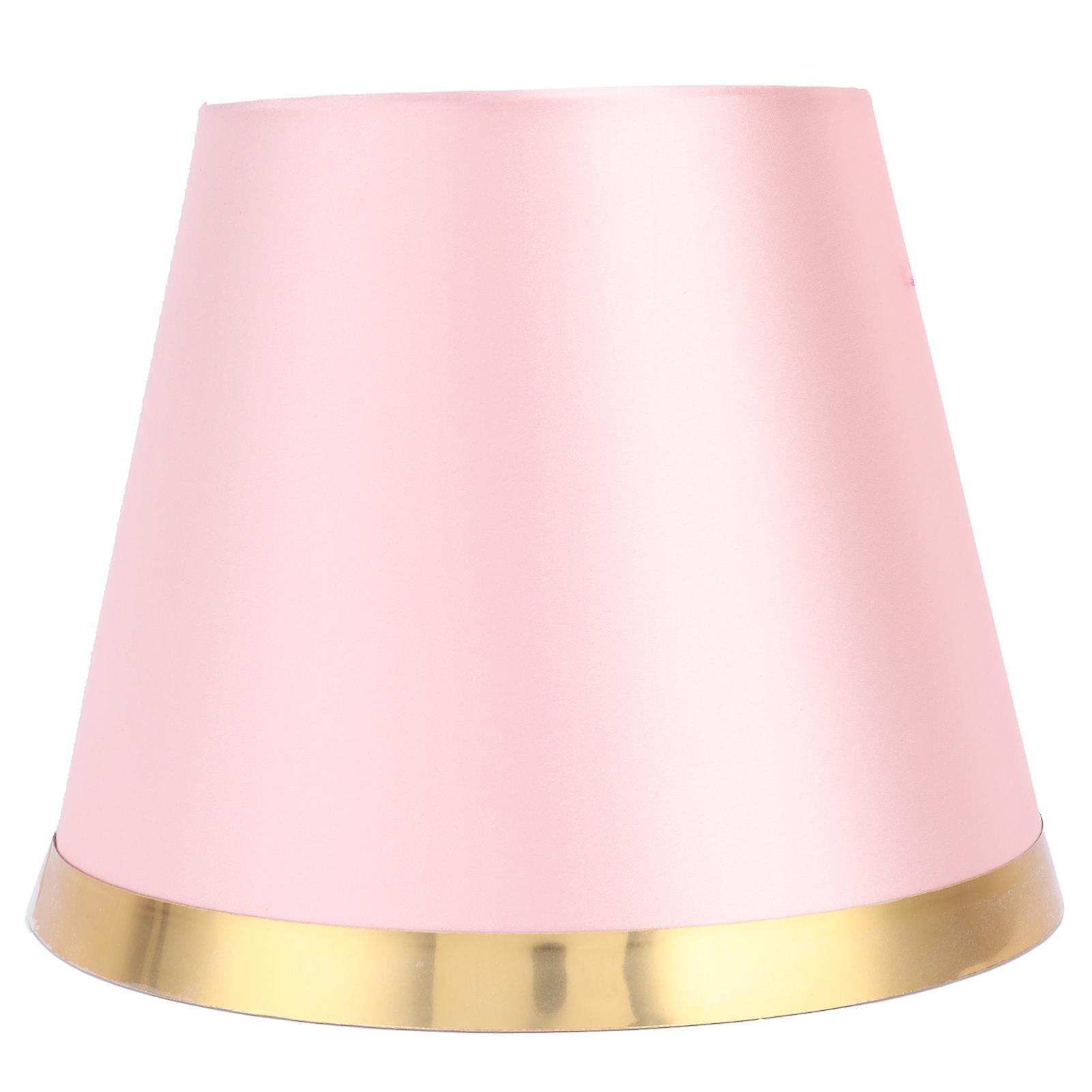 Fabric Lamp Shade European Style Modern Lampshade for E27 Table Lamp Floor Light SuppliesPX132 Pink