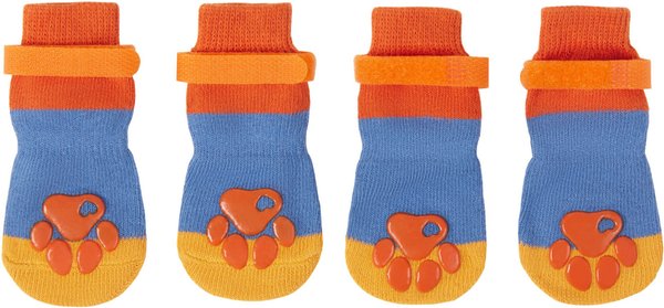 Frisco Non-Skid Colorblock Dog Socks