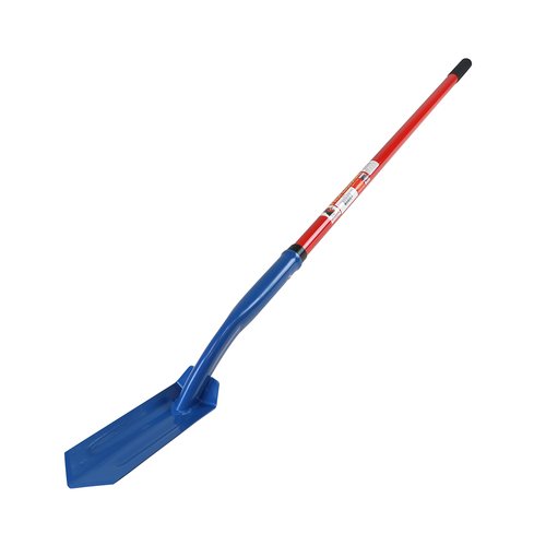 Red Rooster® Contractor Trenching Shovel, 3" x 12" Blade, Fiberglass Handle