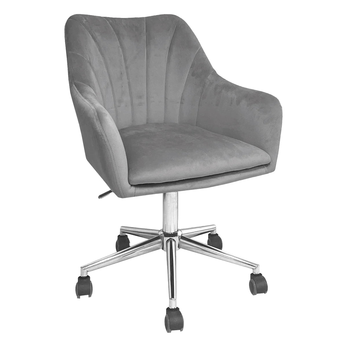 IVFC-IPS222-BLKV | Sadie Swivel Vanity Chair