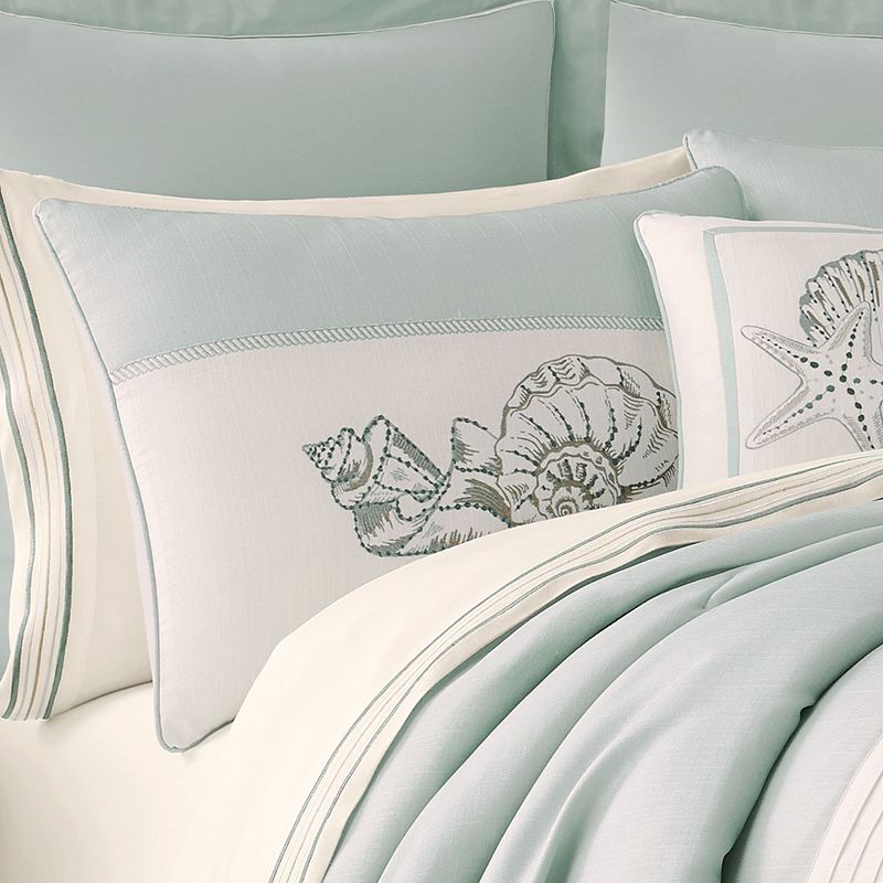 Royal Court Water's Edge Aqua 4-Piece Comforter Set