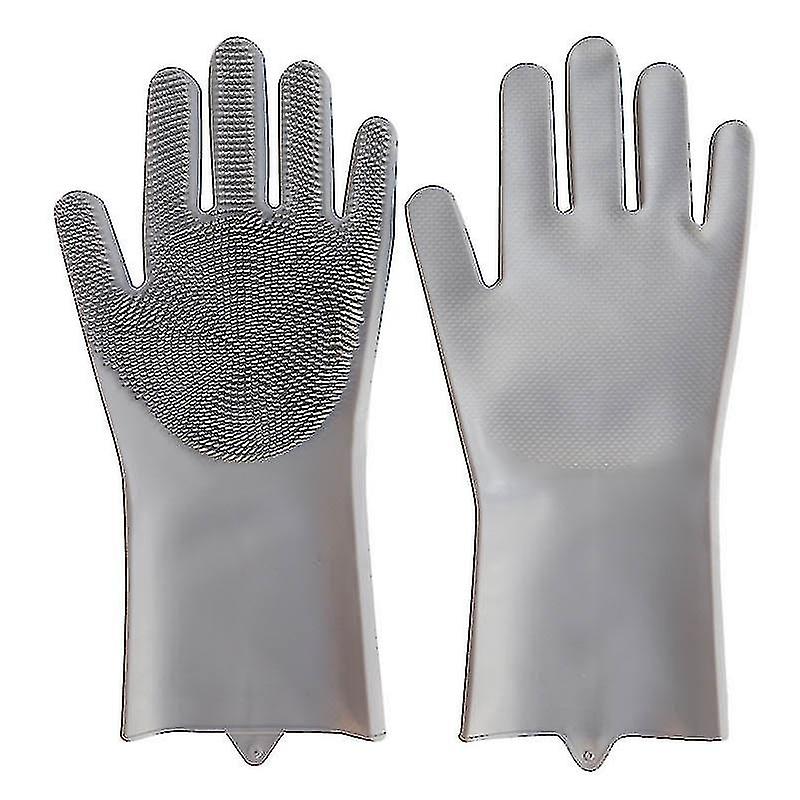 Silicone Dishwashing Gloves Waterproof Household Gloves Cat And Dog Scratch And Snap Proof Pet